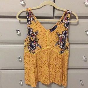 Francesca’s Collections Floral Tank